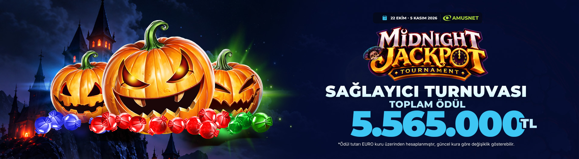 Amusnet Midnight Jackpot Turnuvası